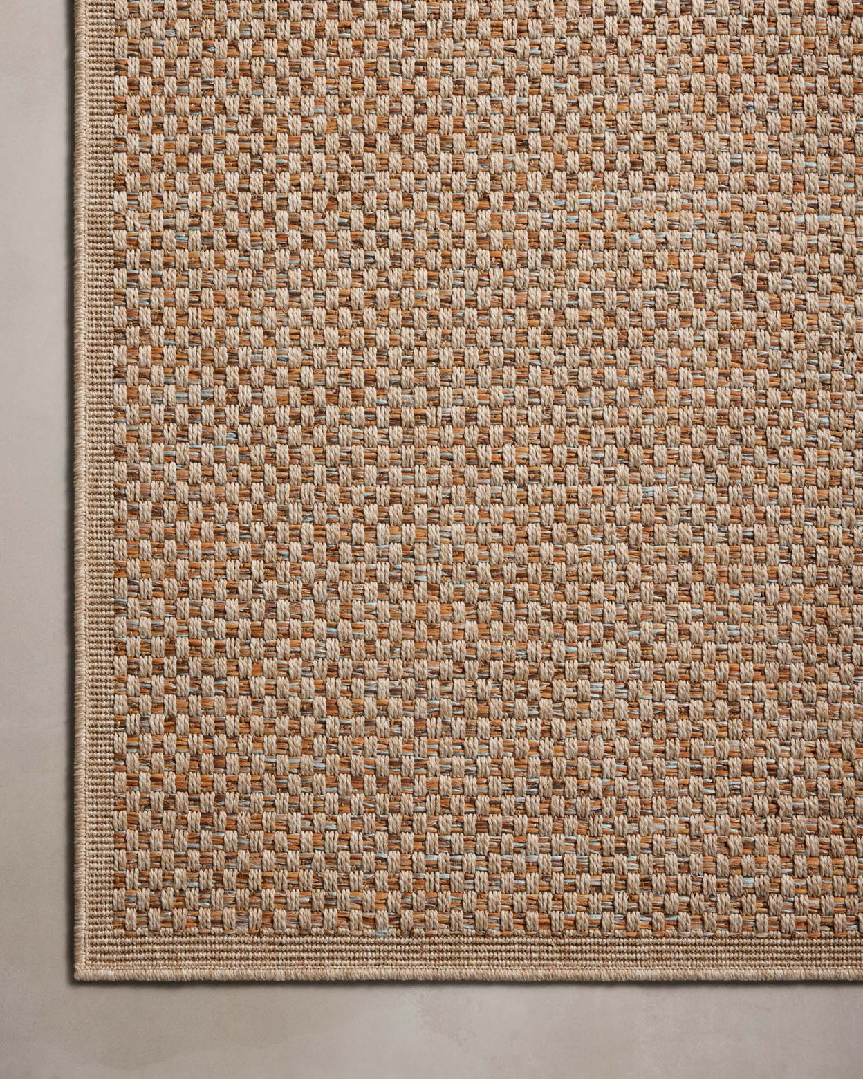 Loloi Merrick Oatmeal / Sunrise Rug 5-Rugs - indoor/outdoor Loloi