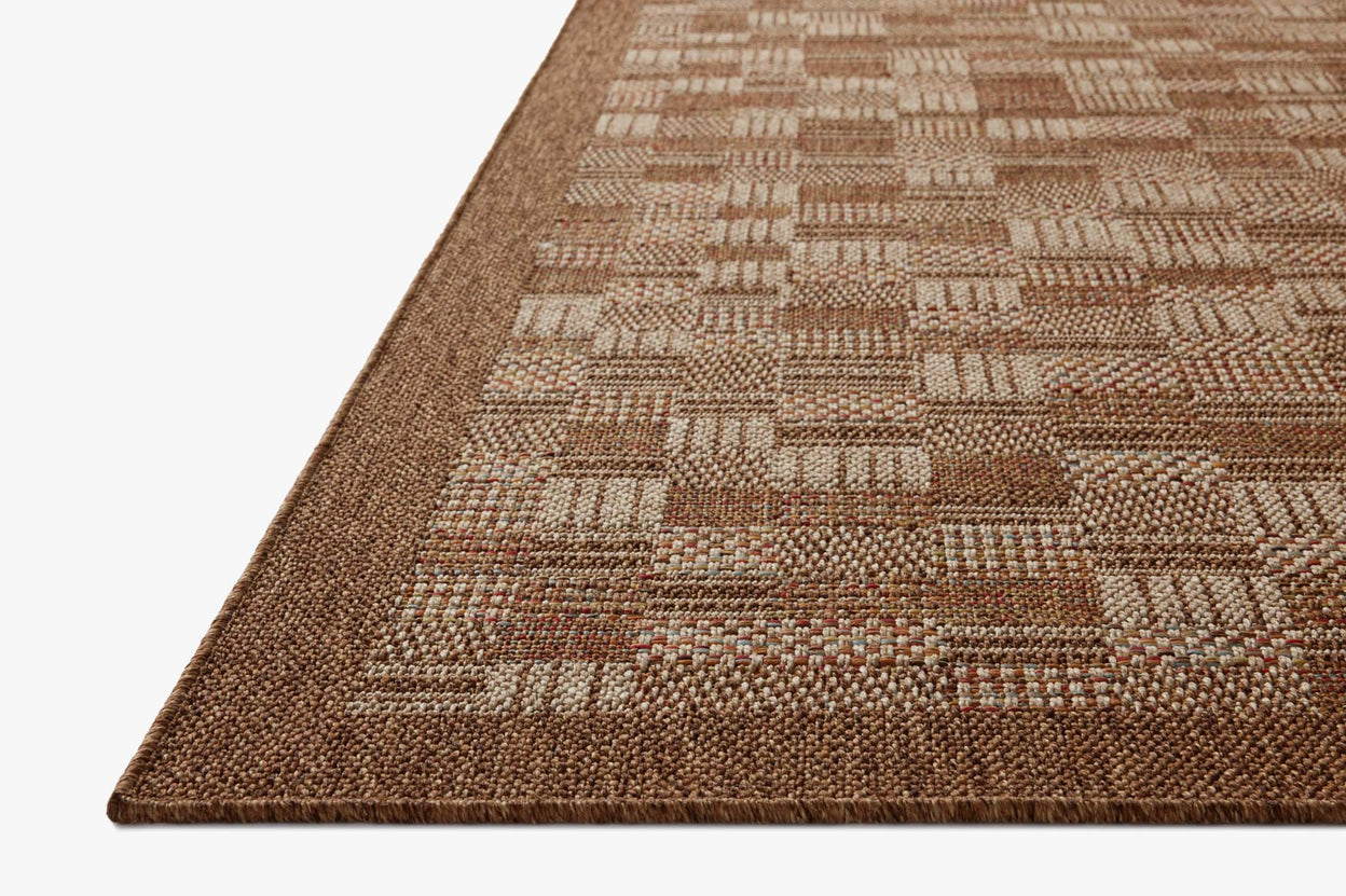 Loloi Merrick Chestnut / Fiesta Rug 5-Rugs - indoor/outdoor Loloi
