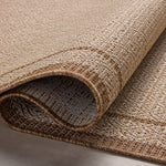 Loloi Merrick Chestnut / Oatmeal Rug 5-Rugs - indoor/outdoor Loloi