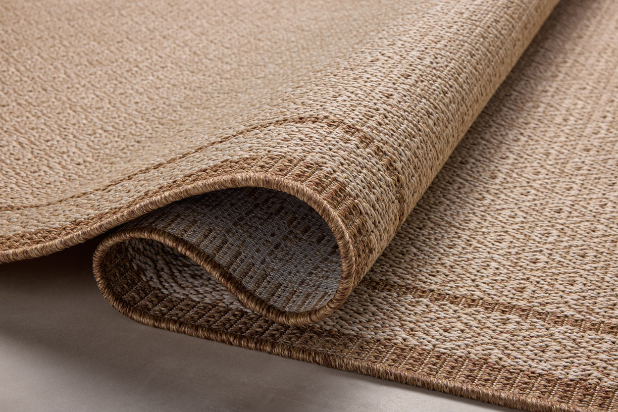 Loloi Merrick Chestnut / Oatmeal Rug 5-Rugs - indoor/outdoor Loloi