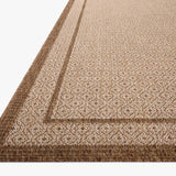 Loloi Merrick Chestnut / Oatmeal Rug 5-Rugs - indoor/outdoor Loloi