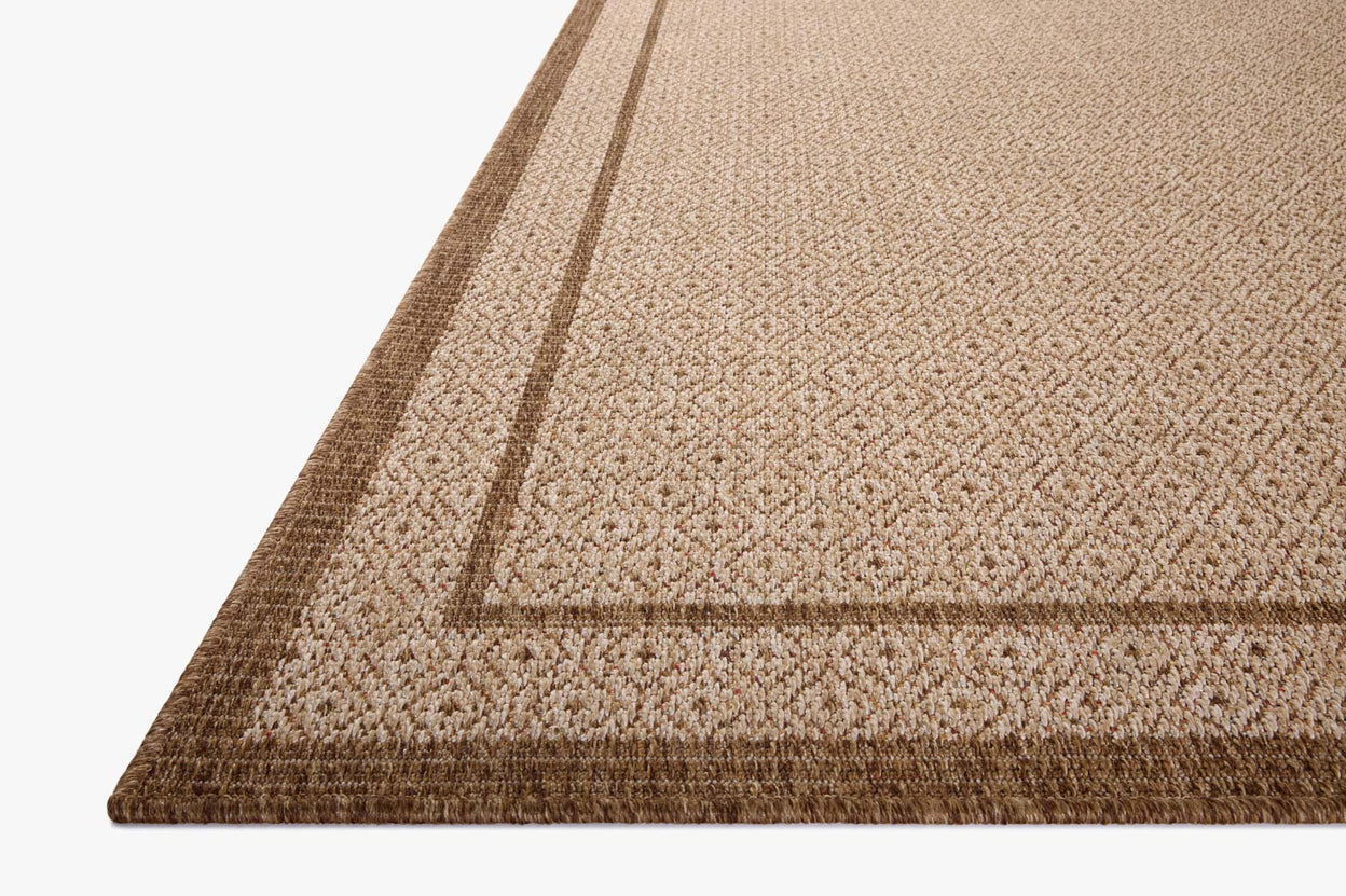 Loloi Merrick Chestnut / Oatmeal Rug 5-Rugs - indoor/outdoor Loloi
