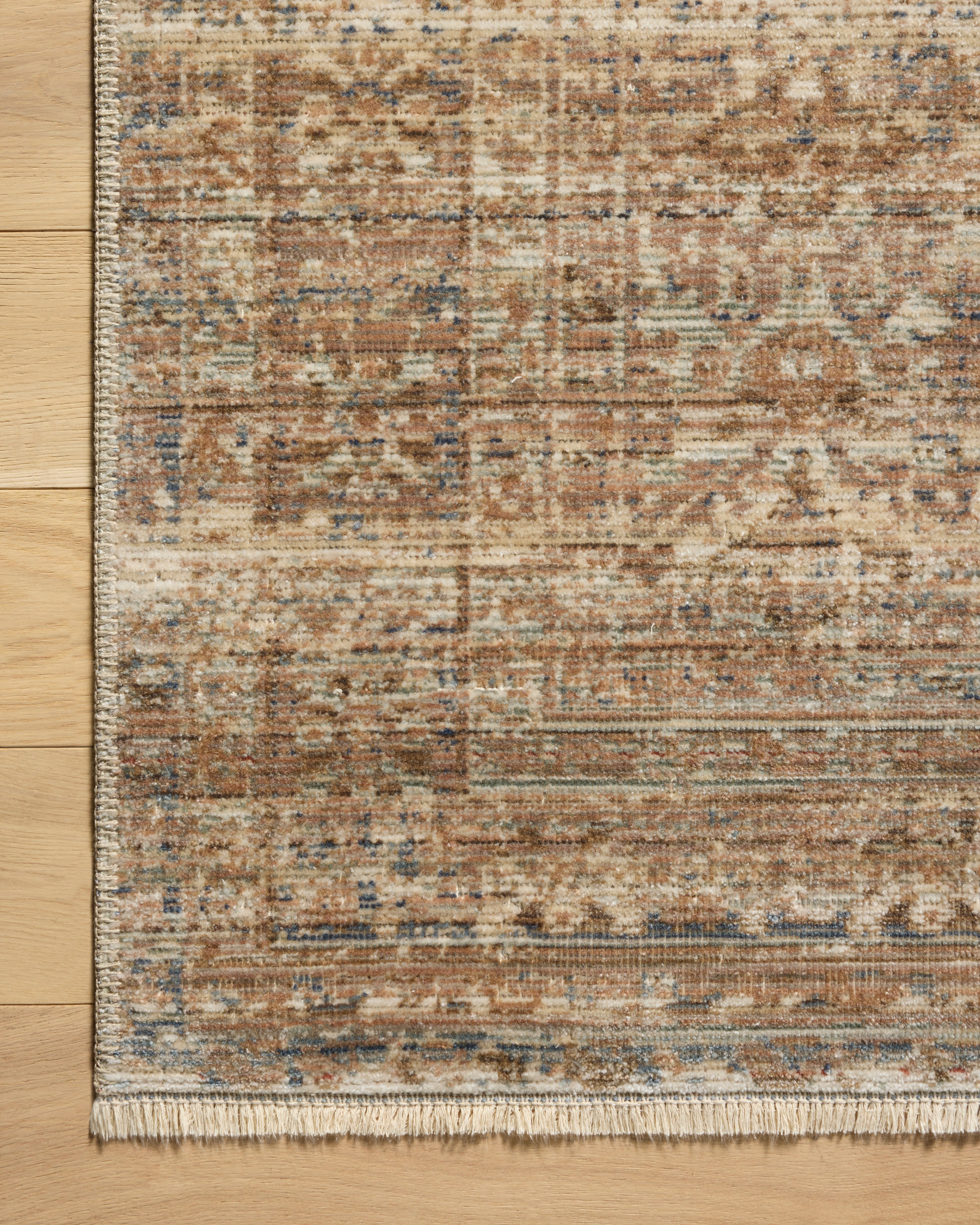 Amber Lewis x Loloi Molly Natural / Denim Rug 0-RUGS-patterned Loloi