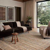 Amber Lewis x Loloi Molly Natural / Denim Rug 0-RUGS-patterned Loloi