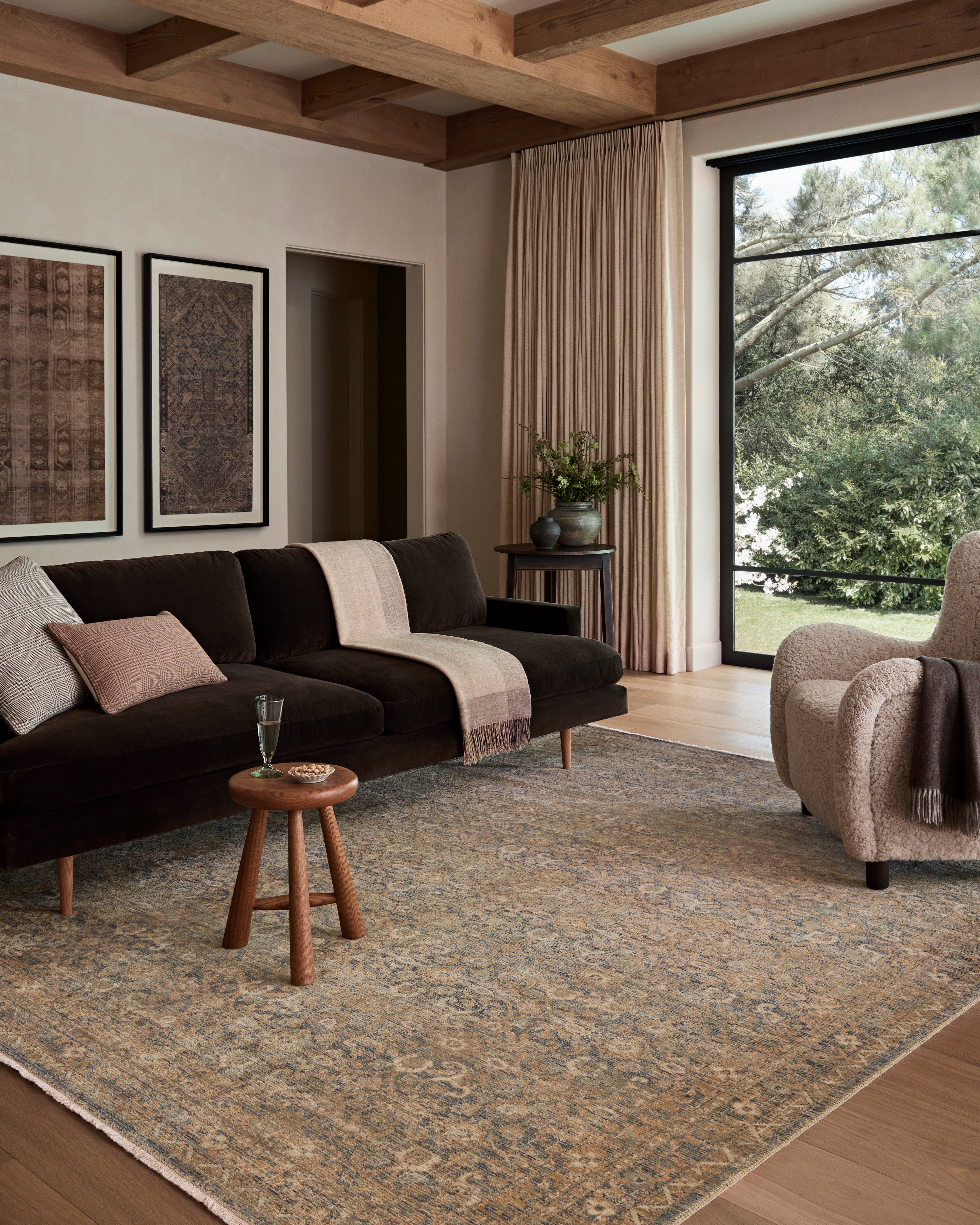 IN STORE - Loloi Molly Denim / Gold Rug IN STORE - Rugs Loloi