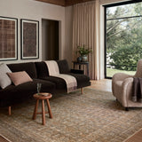 Amber Lewis x Loloi Molly Gold / Blue Rug 0-RUGS-patterned Loloi