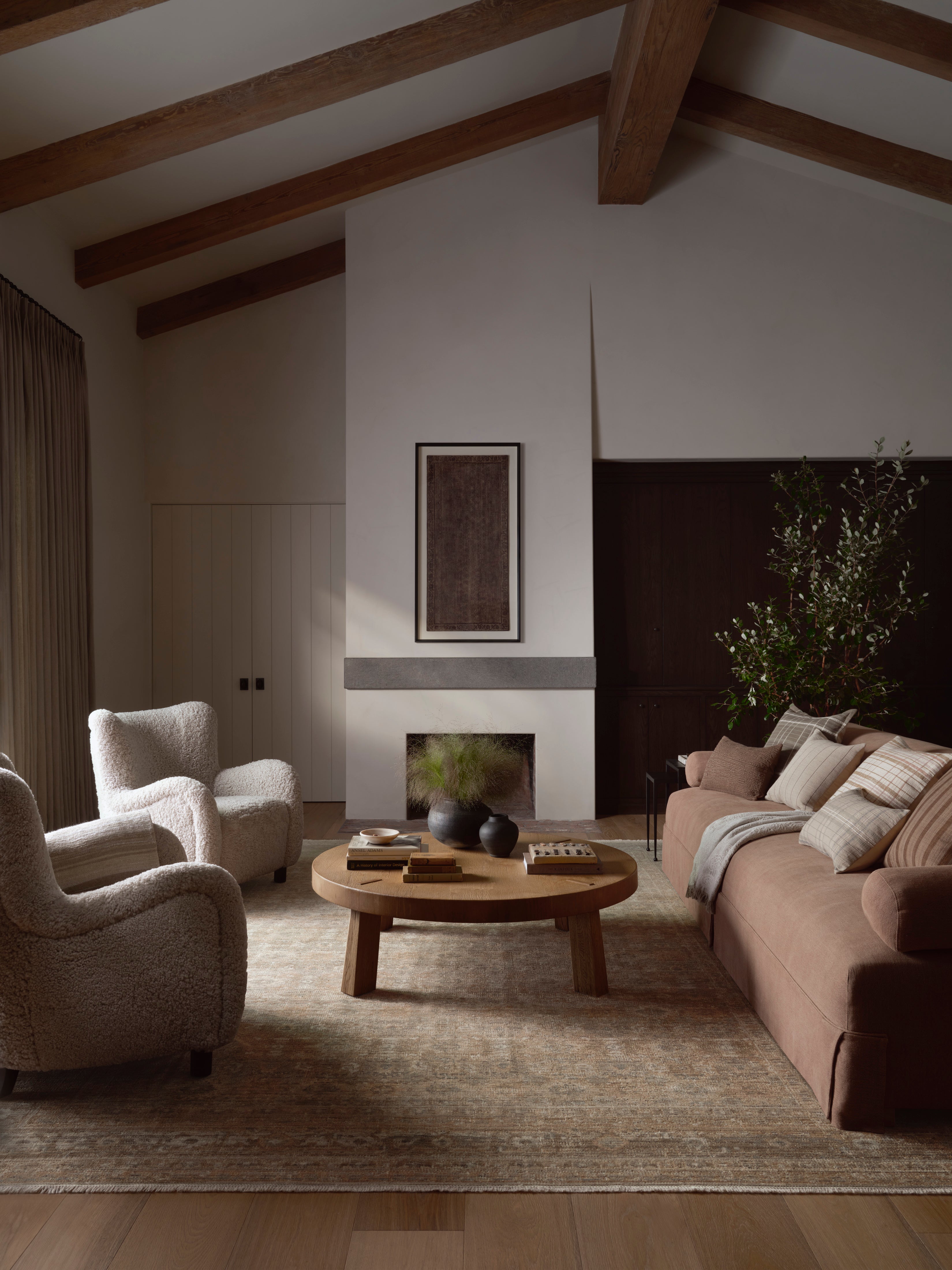 Amber Lewis x Loloi Molly Gold / Blue Rug 0-RUGS-patterned Loloi