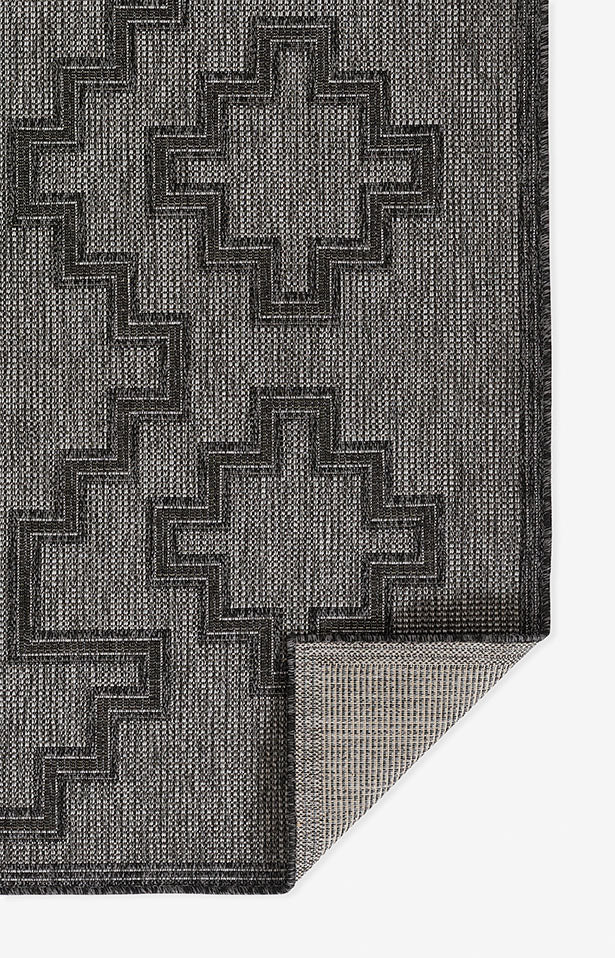 Harbor Charcoal Trellis Outdoor Rug 5-Rugs - indoor/outdoor Momeni