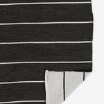 Ripple Black Stripe Reversible Rug 5-Rugs - indoor/outdoor Momeni