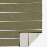 Ripple Green Stripe Reversible Rug 5-Rugs - indoor/outdoor Momeni