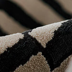 Xavier Black Lines Rug 0-rugs-patterned Momeni