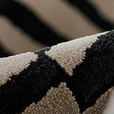 Xavier Black Lines Rug 0-rugs-patterned Momeni