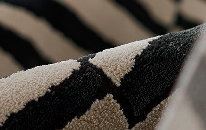 Xavier Black Lines Rug 0-rugs-patterned Momeni