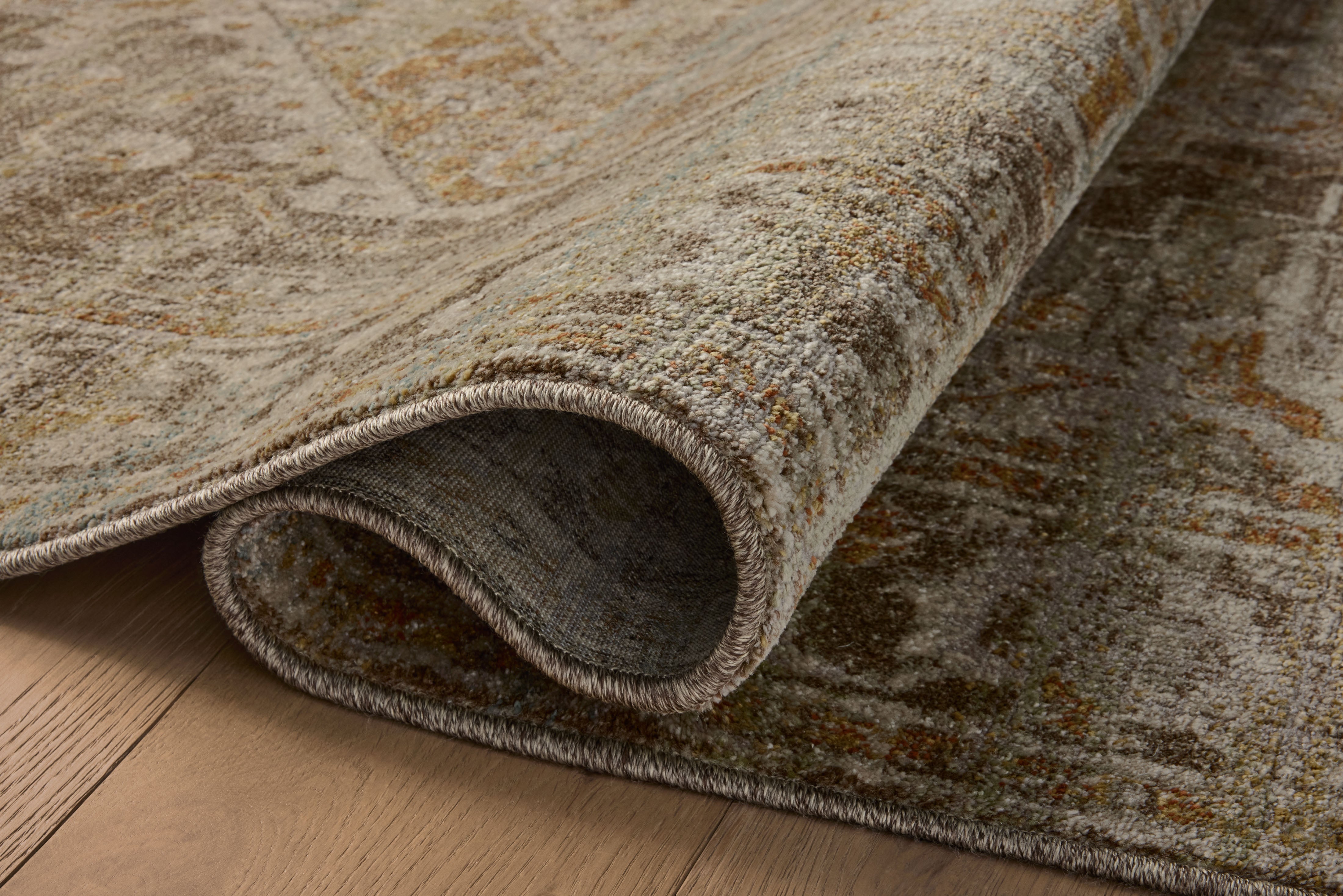 Magnolia Home by Joanna Gaines x Loloi Mona Bark / Sunrise Rug 0-RUGS-jute Loloi