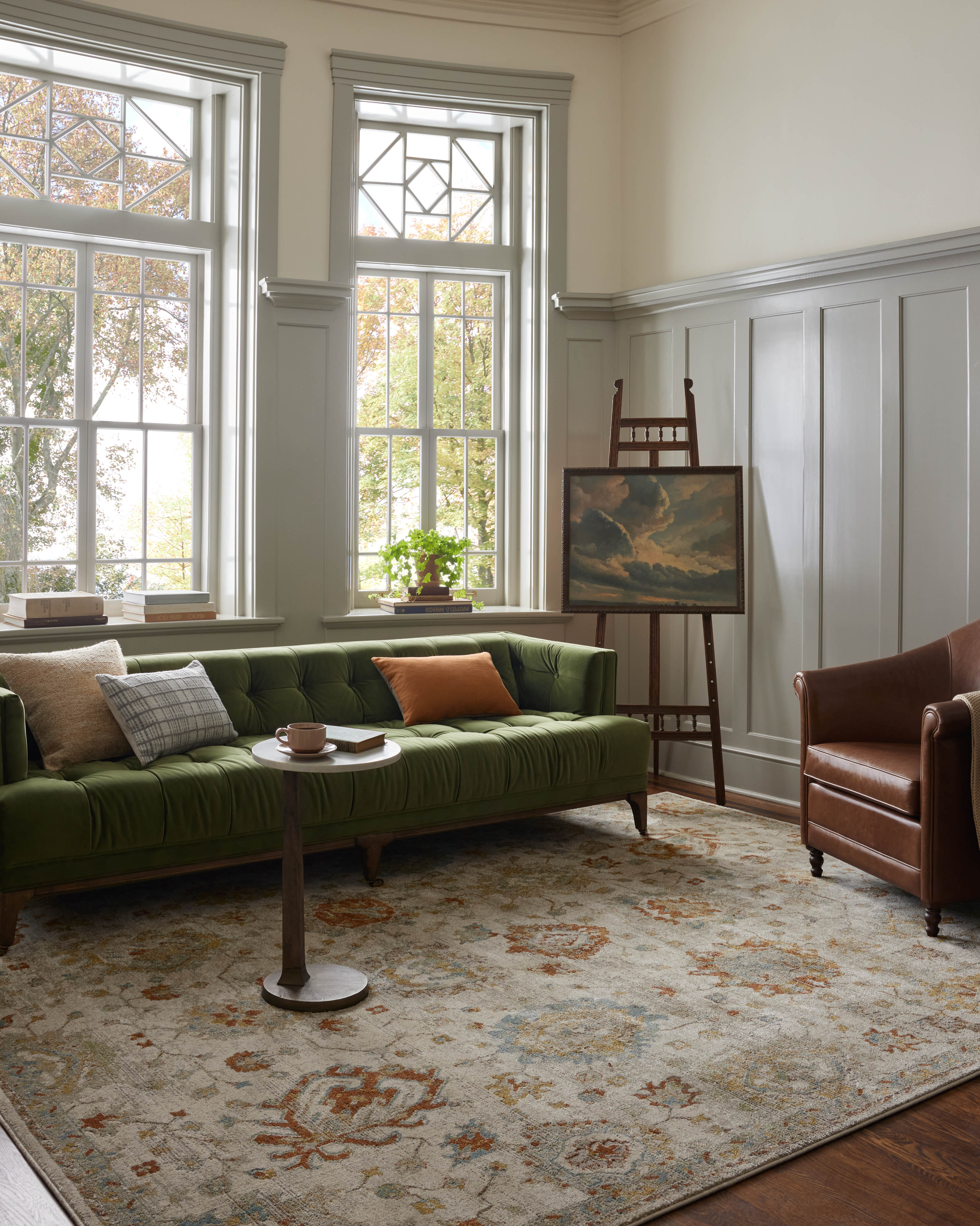 Magnolia Home by Joanna Gaines x Loloi Mona Oatmeal / Multi Rug 0-RUGS-jute Loloi