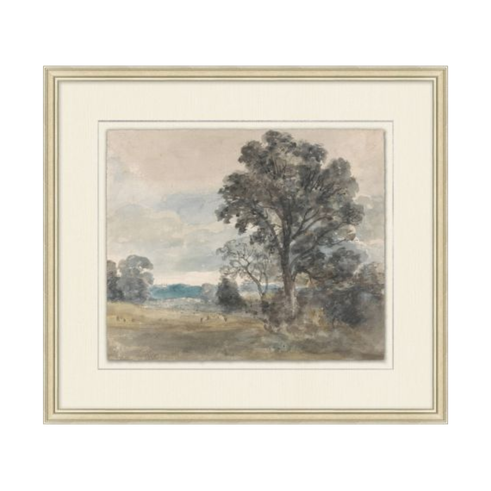 CUSTOM: "Traditional Landscape II" Framed Art Print 34" x 30" ARTWORK - framed print Wendover Art Group