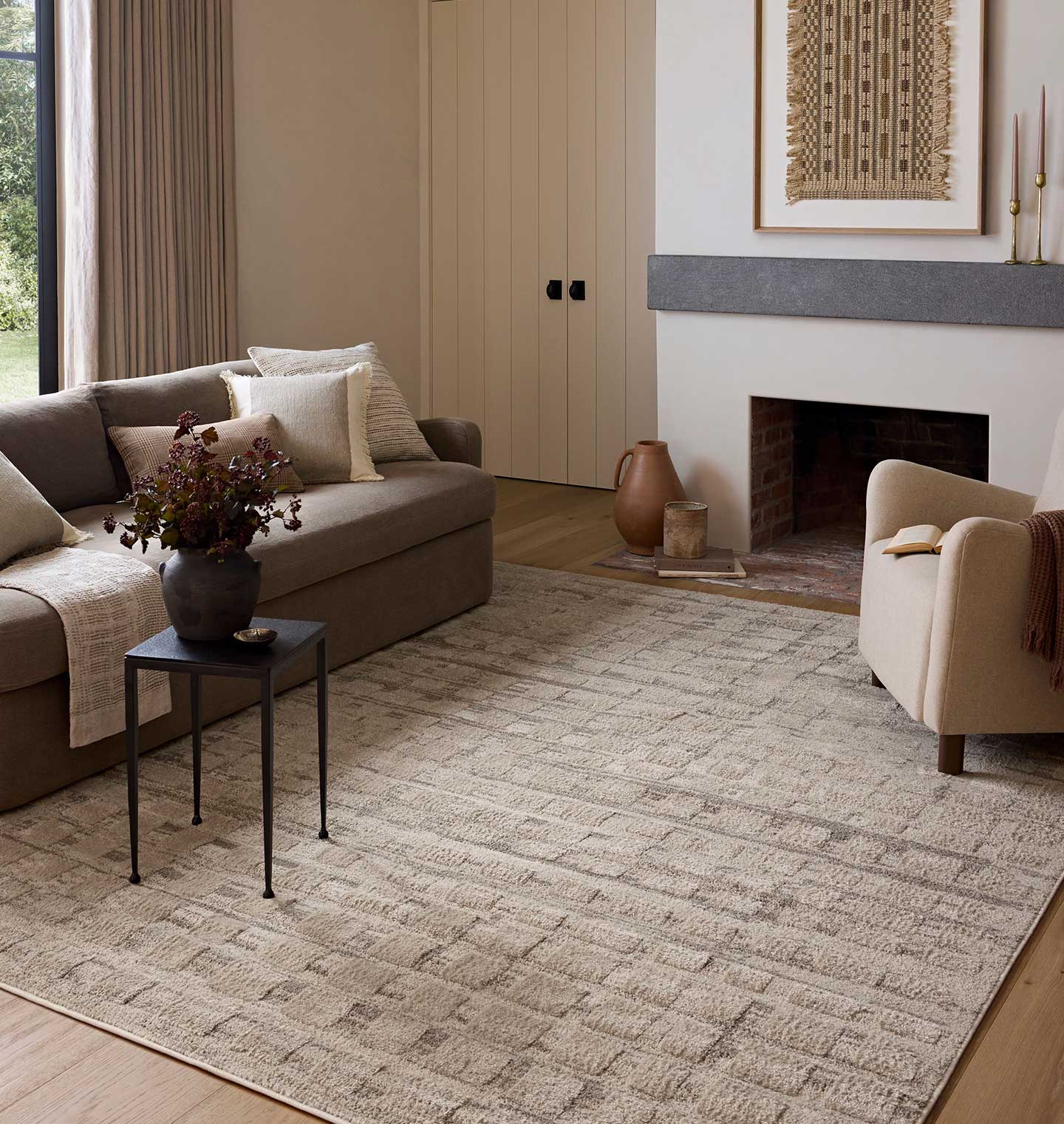 IN STORE - Amber Lewis x Loloi Monty Pebble / Beige IN STORE - Rugs Loloi