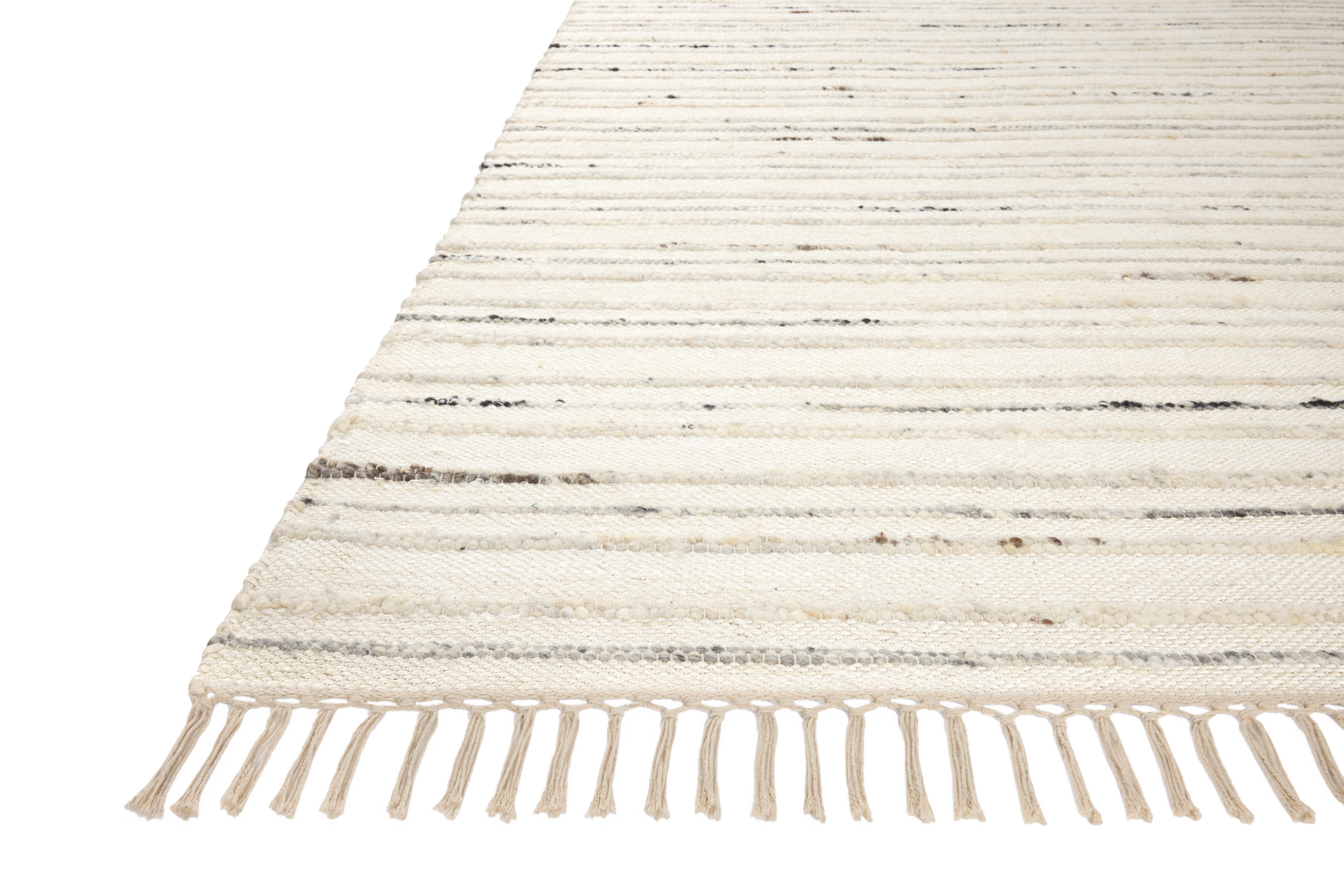 Magnolia Home by Joanna Gaines x Loloi Nico Ivory / Stone Rug 0-RUGS-jute Loloi