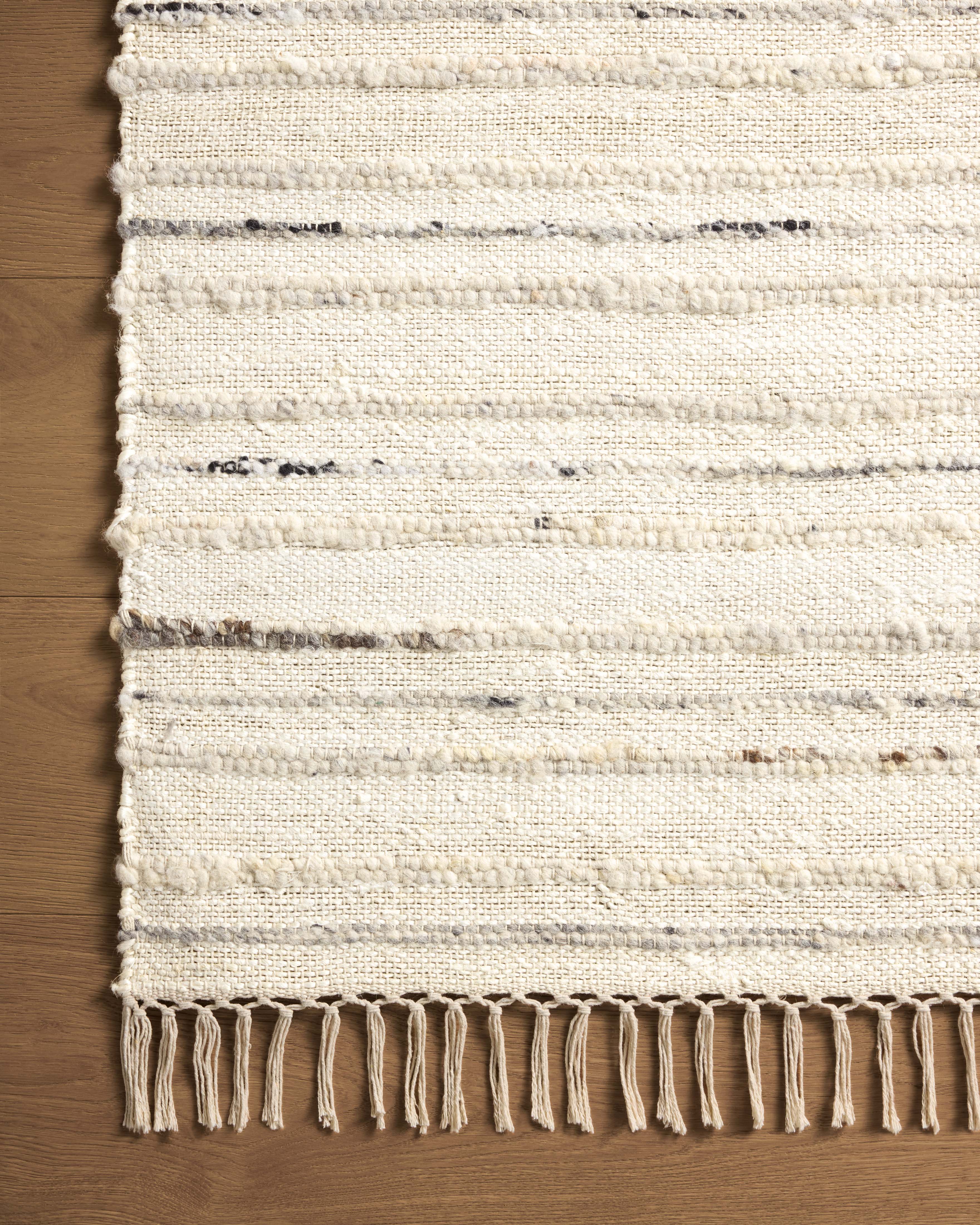 Magnolia Home by Joanna Gaines x Loloi Nico Ivory / Stone Rug 0-RUGS-jute Loloi