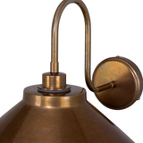 Nerissa Brass Swan Neck Sconce LIGHTING - sconce Mullan Lighting