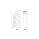 Vinny Display Cabinet 7 - FURNITURE - bookcase/cabinet Bramble