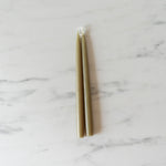 Classic 12" Taper Candles candle set Old Country Design (ShopZio) Olive