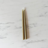 Classic 12" Taper Candles candle set Old Country Design (ShopZio) Olive