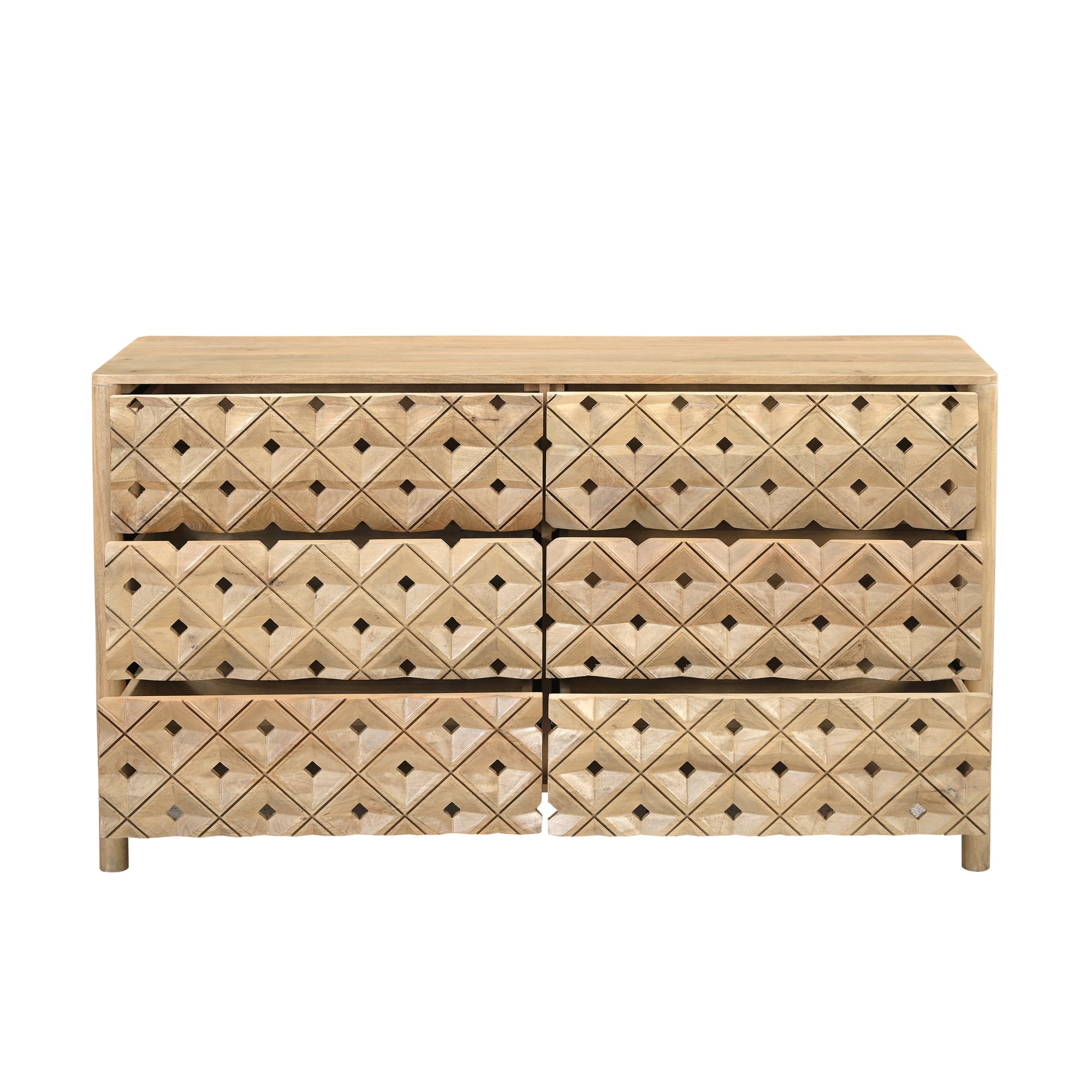 Farren 6 Drawer Dresser Furniture - Dressers Moe's Furniture
