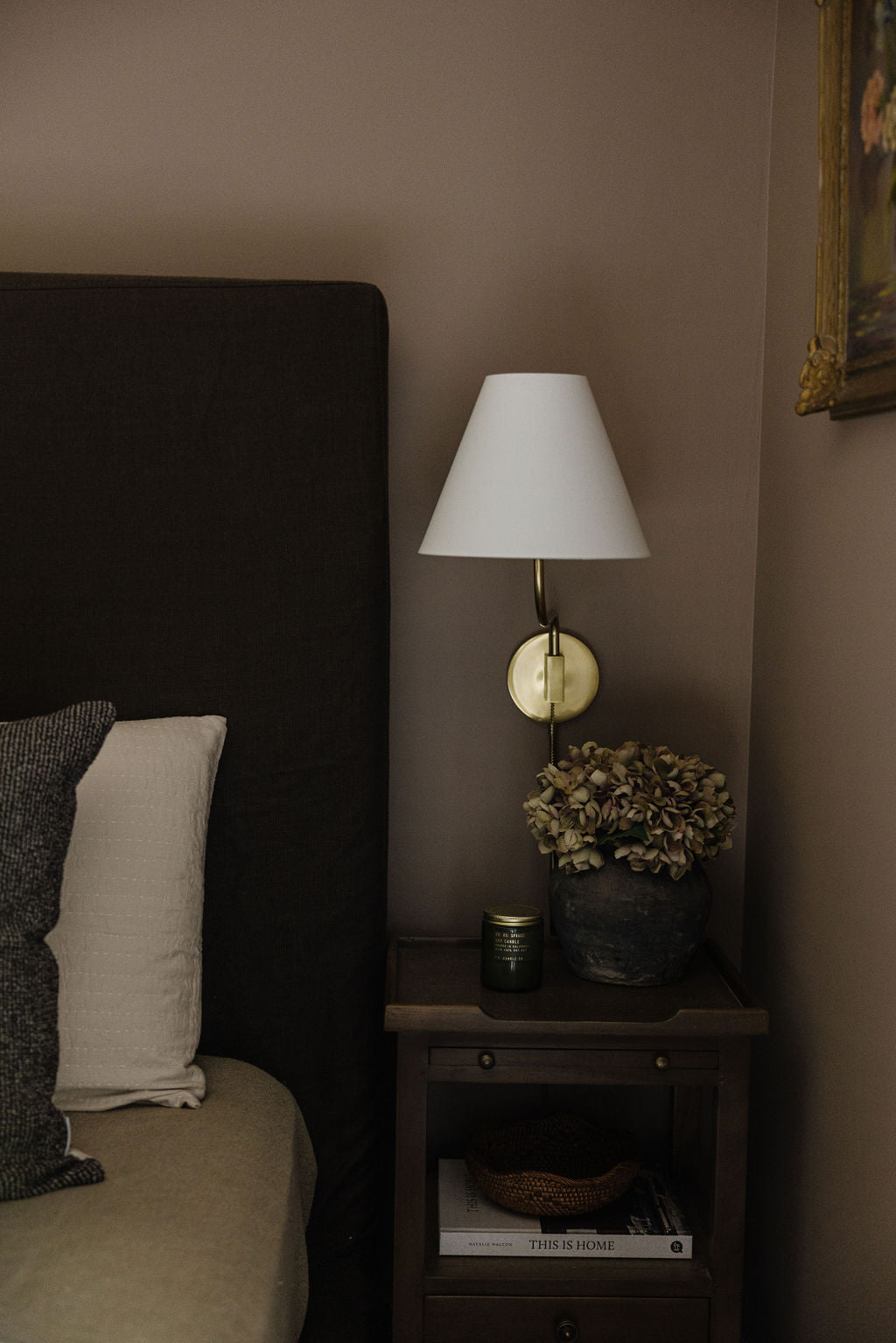 Dafne Slipcover Bed FURNITURE - bed Four Hands