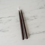 Classic 12" Taper Candles candle set Old Country Design (ShopZio) Brown