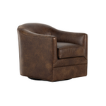 Quinlan Swivel Chair 0- FURNITURE - chair Four Hands Arvada Cigar