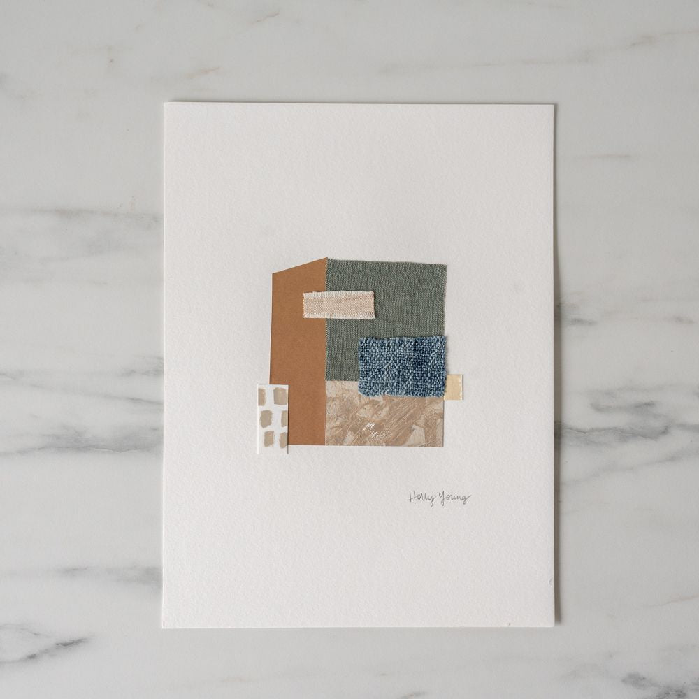 "Nature Walk" Original Collage by Holly Young ARTWORK - collage Holly Young