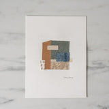 "Nature Walk" Original Collage by Holly Young ARTWORK - collage Holly Young