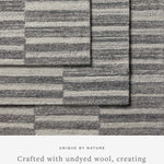 Magnolia Home by Joanna Gaines x Loloi Rae Charcoal / Mist Rug 0-RUGS-wool Loloi