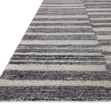 Magnolia Home by Joanna Gaines x Loloi Rae Charcoal / Mist Rug 0-RUGS-wool Loloi