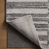 Magnolia Home by Joanna Gaines x Loloi Rae Charcoal / Mist Rug 0-RUGS-wool Loloi