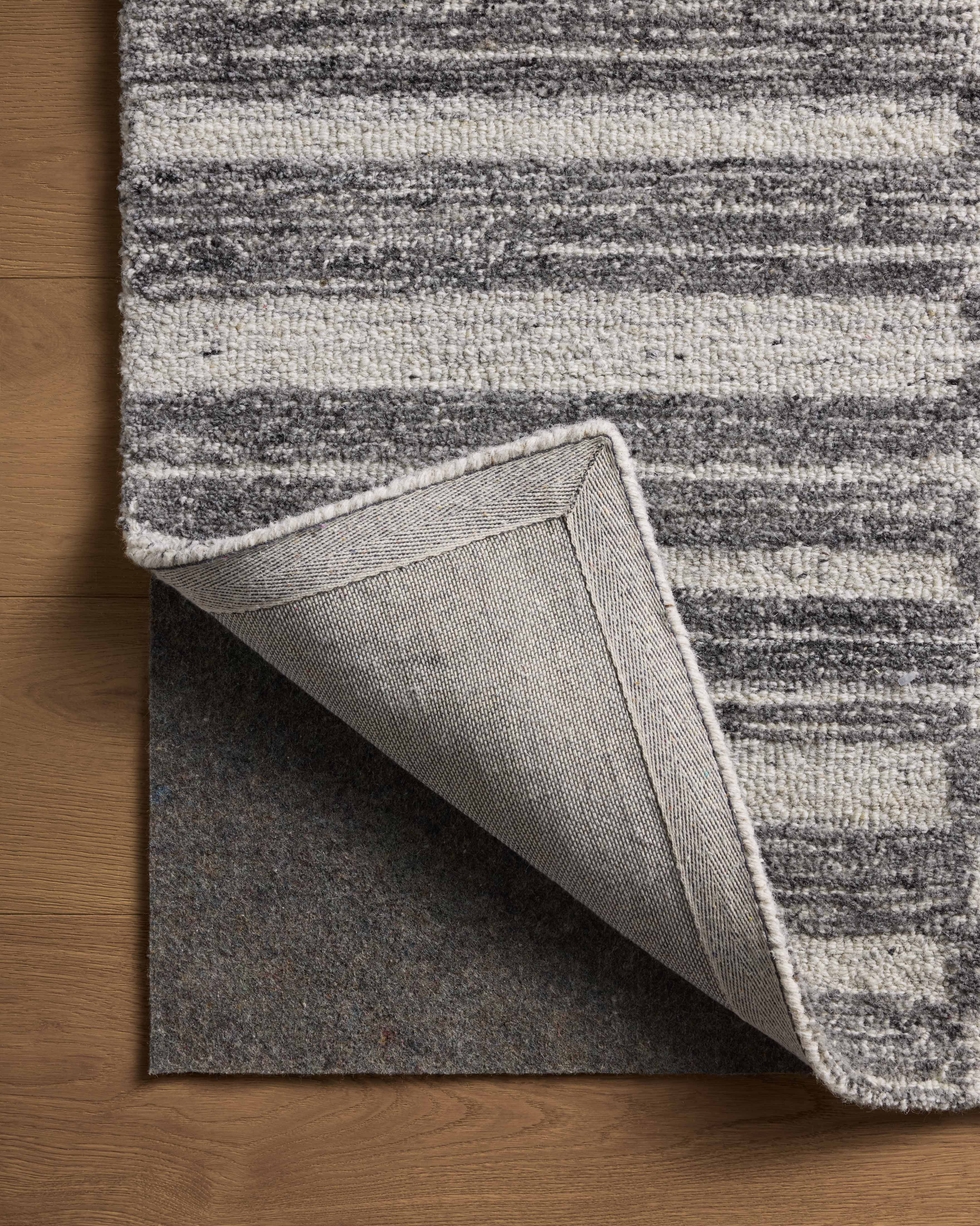 Magnolia Home by Joanna Gaines x Loloi Rae Charcoal / Mist Rug 0-RUGS-wool Loloi