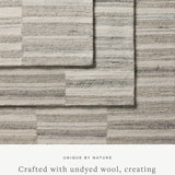 Magnolia Home by Joanna Gaines x Loloi Rae Stone / Ivory Rug 0-RUGS-wool Loloi