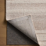 Magnolia Home by Joanna Gaines x Loloi Rae Clay / Ivory Rug 0-RUGS-wool Loloi