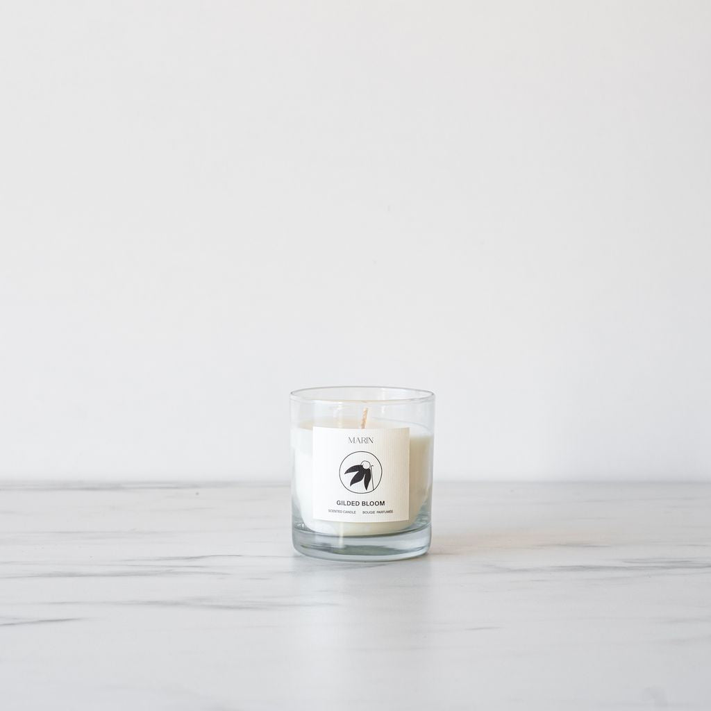 Gilded Bloom Candle by Marin candle Marin Candle