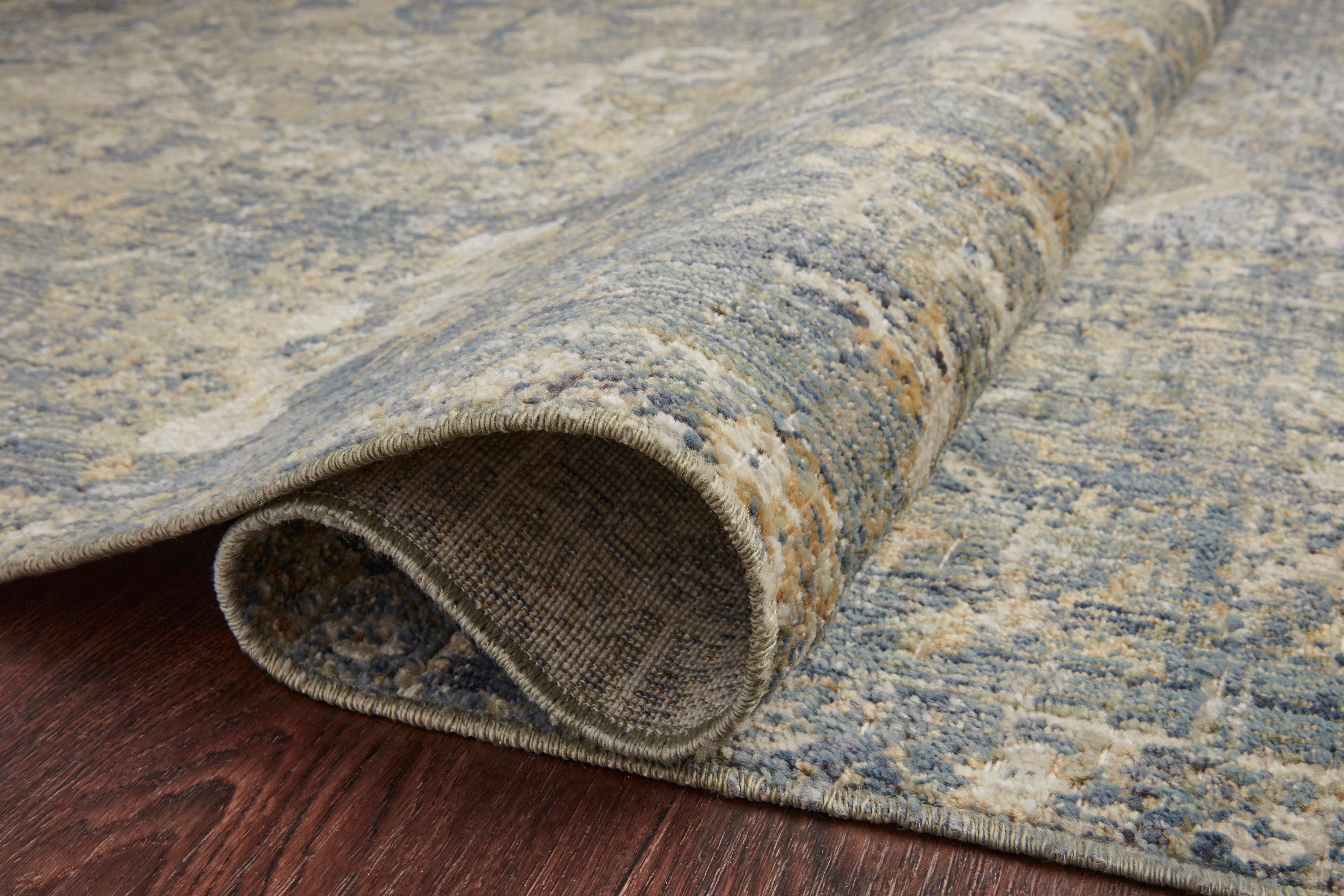 Chris Loves Julia x Loloi Rosemarie Sand / Lagoon Rug RUGS - patterned Loloi