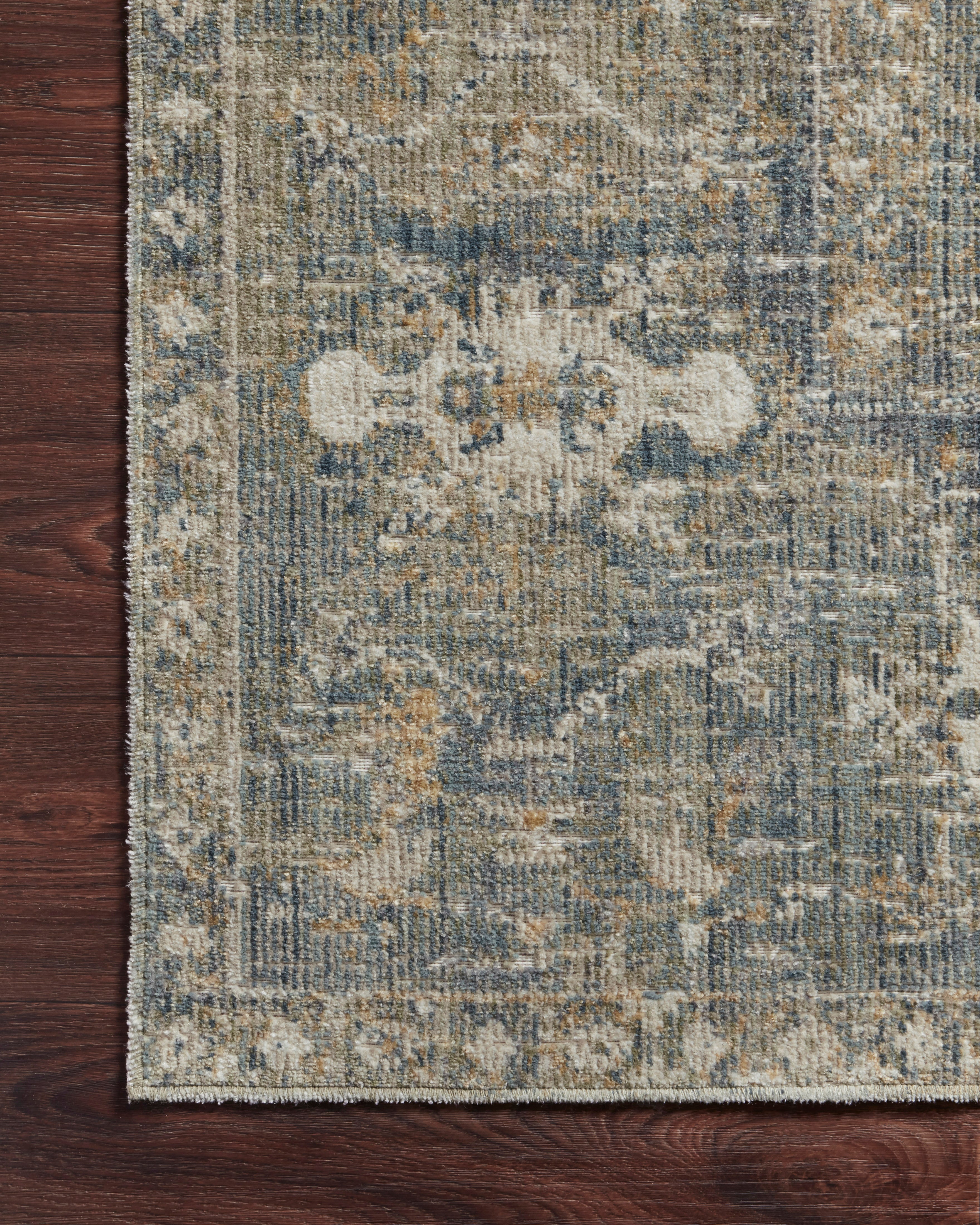 Chris Loves Julia x Loloi Rosemarie Sand / Lagoon Rug RUGS - patterned Loloi
