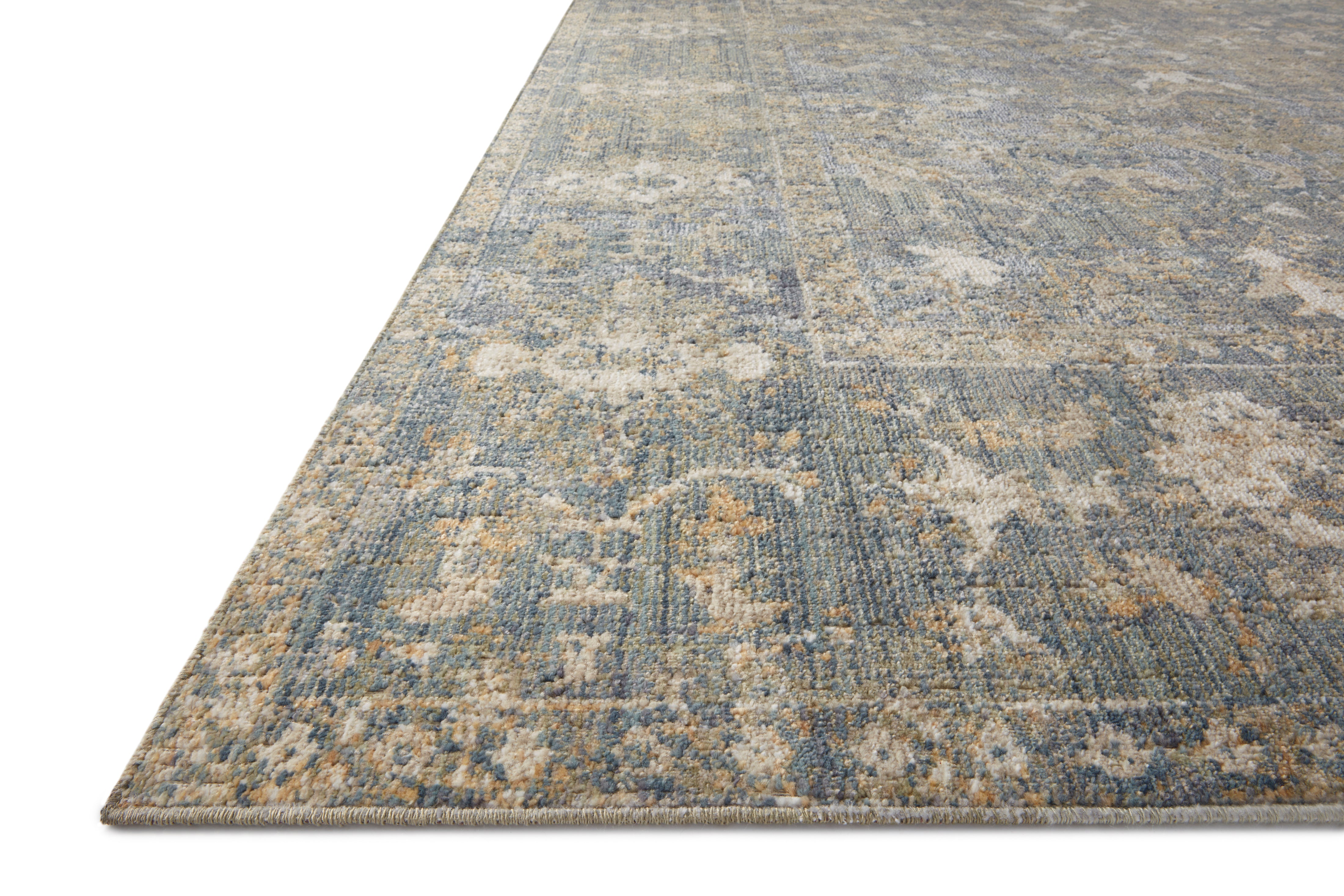 Chris Loves Julia x Loloi Rosemarie Sand / Lagoon Rug RUGS - patterned Loloi