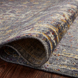 Chris Loves Julia x Loloi Rosemarie Graphite / Multi Rug RUGS - patterned Loloi