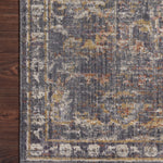 Chris Loves Julia x Loloi Rosemarie Graphite / Multi Rug RUGS - patterned Loloi