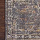 Chris Loves Julia x Loloi Rosemarie Graphite / Multi Rug RUGS - patterned Loloi