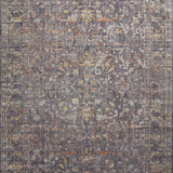 Chris Loves Julia x Loloi Rosemarie Graphite / Multi Rug RUGS - patterned Loloi