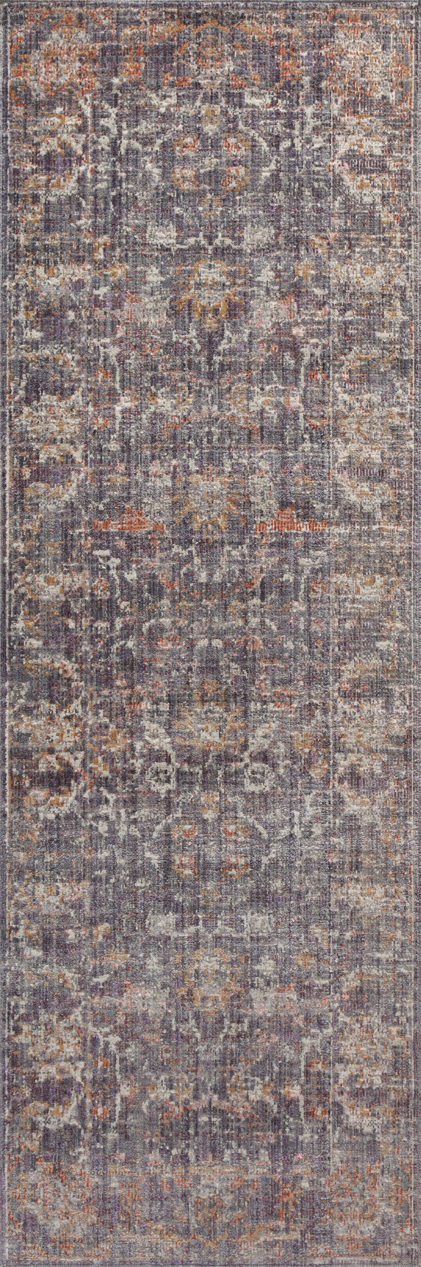 Chris Loves Julia x Loloi Rosemarie Graphite / Multi Rug RUGS - patterned Loloi