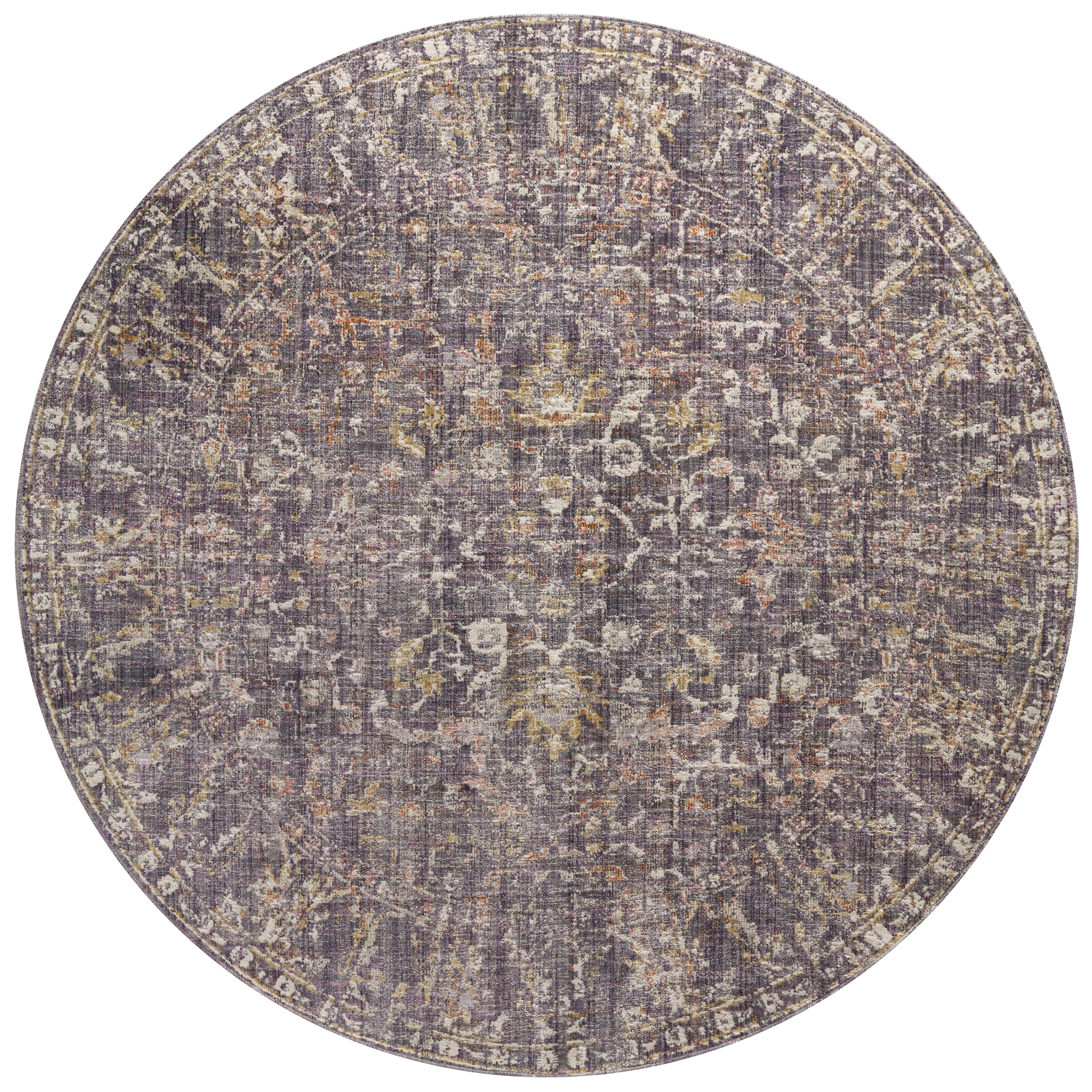 Chris Loves Julia x Loloi Rosemarie Graphite / Multi Rug RUGS - patterned Loloi