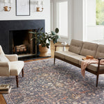 Chris Loves Julia x Loloi Rosemarie Graphite / Multi Rug RUGS - patterned Loloi